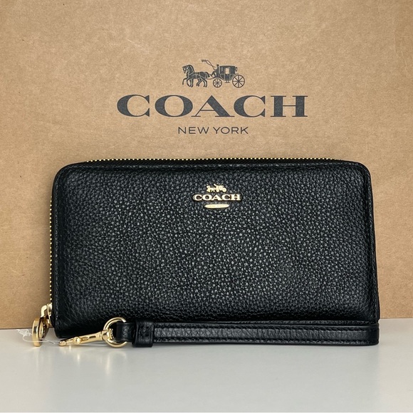 NWT Coach Long Zip Around Wallet - Picture 1 of 8